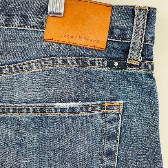 Lucky Brand Men's 101 Relaxed Straight Jeans Size 38 Straight Leg blue - Picture 6 of 10